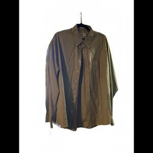Eddie Bauer Men's Wrinkle Resistant Long Sleeve Shirt - Tall Size L